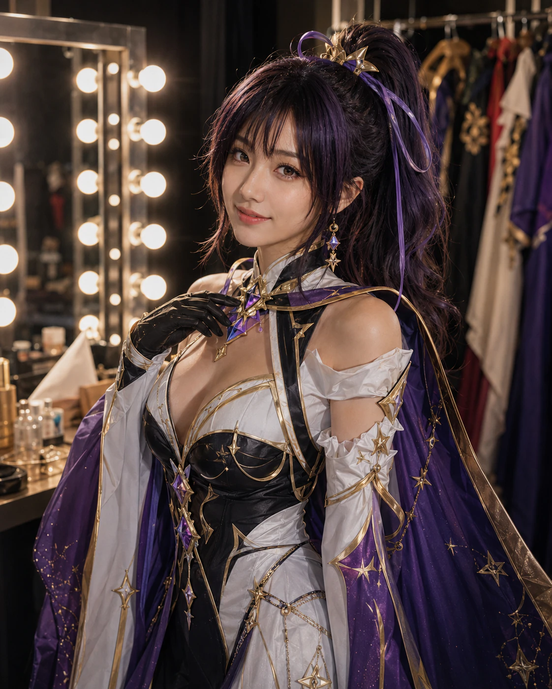 Professional cosplayer and photographer in a Tokyo creative studio