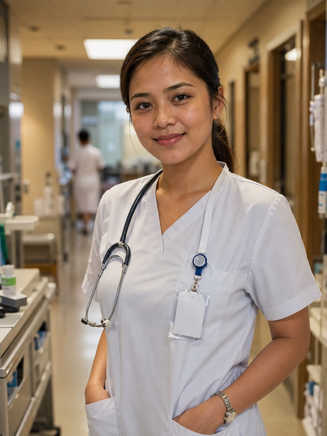 Hospital nurse in a professional Bangkok clinical setting